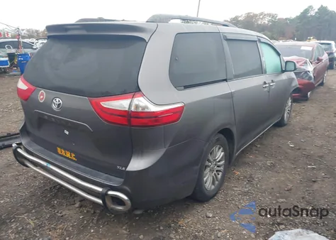 2016 Toyota Sienna Xle 8 Passenger z USA, uszkodzony, nr VIN 5TDYK3DC1GS693591